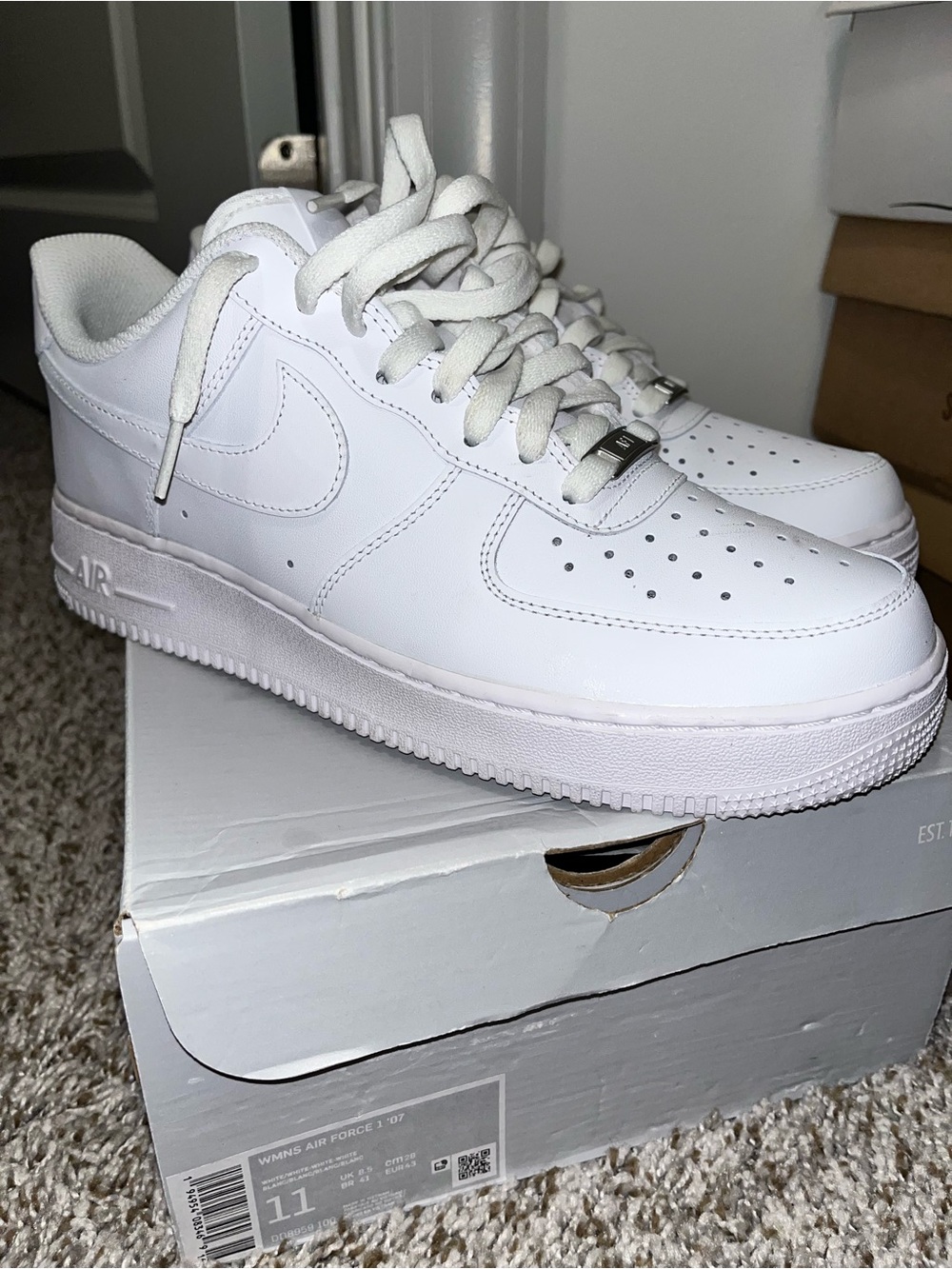 Nike Air Force 1 Low - All White Women Sneakers
